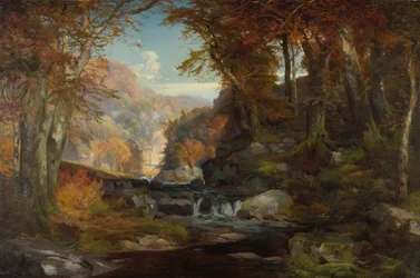 Eine Szene am Tohickon Creek: Herbst, 1868